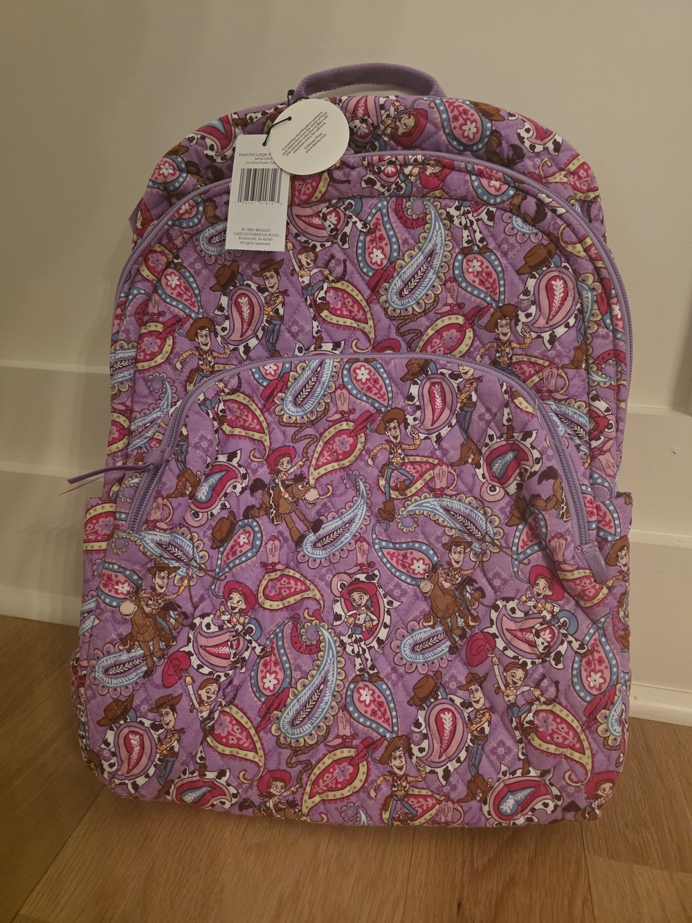 Viral Vera Bradley Toy Story Rodeo Large Backpack-NWT - Picture 6 of 8